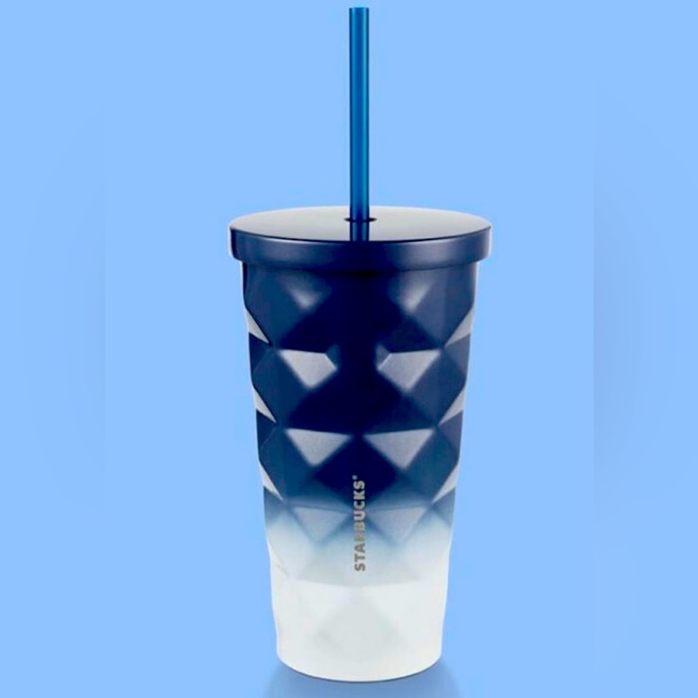 Starbucks Thailand Pineapple Cup Ombré Stainless Steel Starry Bunny Tumbler New
